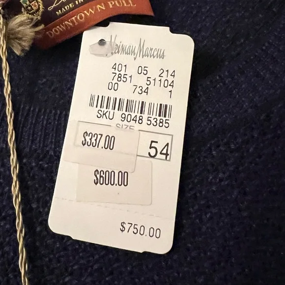 Loro Piana Downtown Pull Men’s Navy Sweater